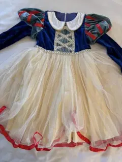 白雪姫ドレス 100cm~ 赤リボンカチューシャ付き