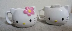 ハローキティ＆ディアダニエル　 ダイカットマグカップ　2004年 平成レトロ