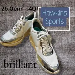 brilliant by 厚底スニーカー シルバーメタリック　ホーキング25cmのサムネイル