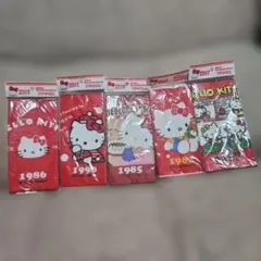 キティちゃん 35th Anniversary プチタオル 5枚セット