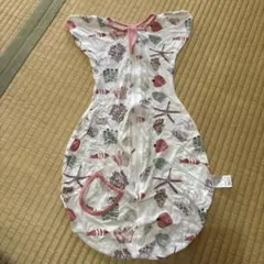 お魚柄 Sサイズ ベビー　スワドルアップ　薄手