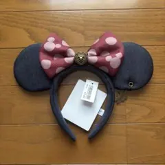 ディズニー ミニー デニム カチューシャ ウエスタンランド 新品未使用
