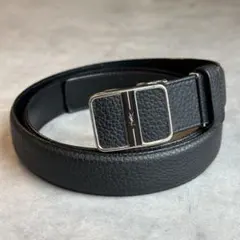 Yves Saint Laurent YSLロゴ　レザーベルト　無段階調節　①