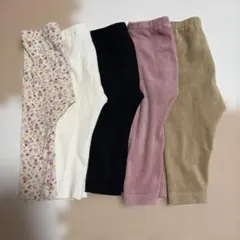 ユニクロ レギンス 80㎝ 5枚セット ボトムス パンツ UNIQLO 保育園着