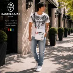 【新品】カステルバジャック 48521 トートバッグ 手提げ ホワイトのサムネイル