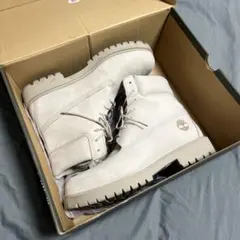 ティンバーランド ライトグレー ハイカットブーツ