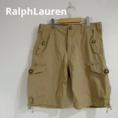 ラルフローレン　カーゴショーツ　ベージュ　タロンジップ