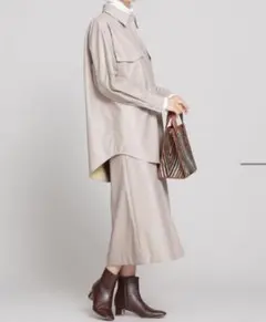 ナノユニバース Aラインスカート　サイズ：38新品