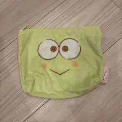 サンリオ ふわふわFACE台形ポーチ けろけろけろっぴ １個