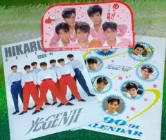 光GENJI 佐藤敦啓　ポストカード7セット　カレンダー2セット　レア　② 光GENJI 佐藤敦啓 ポストカード7セット カレンダー2セット レア