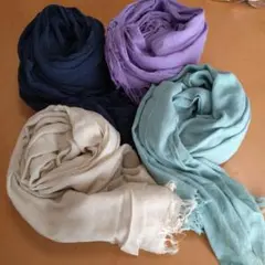 大判 ストール 4枚セット