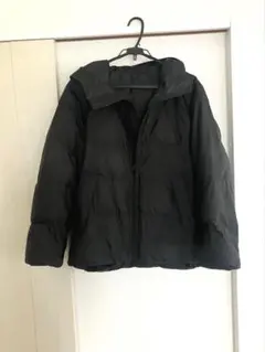 COMME CA ISM フード付き　中綿ジャケット L ブラック