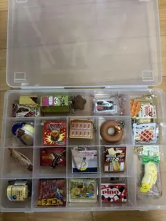 ミニチュアフードキーホルダーセット 18個入り