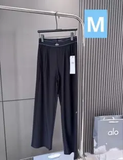 Alo yoga ワイドパンツ ブラック M
