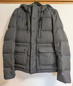 《美品》ナノユニバース ダウンジャケット　チャコールグレー