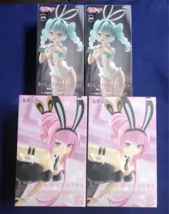初音ミク　巡音ルカ　バニー　フィギュア　4品セット