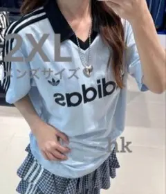 アディダスオリジナルス　アディカラー　シャツ　　ブルー　XL アディダスオリジナルス アディカラー シャツ ブルー XL - メルカリ