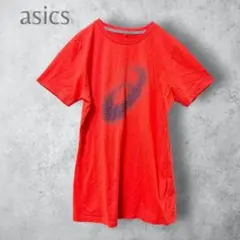 【asics アシックス】　ロゴプリント　半袖Tシャツ　ランニング　スポーツのサムネイル