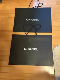 CHANEL シャネル□ 紙袋 ショッパー ブラック 大 5枚□未使用 - メルカリ