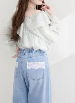 極美品♡マイストラーダ♡ リボンスリーブブラウス 田中みな実 安西 