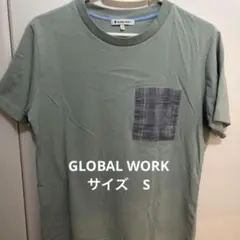 GLOBAL WORK チェックポケット Tシャツのサムネイル