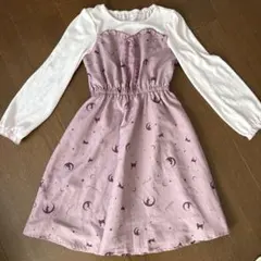 アクシーズファム　キャット柄　ワンピース 140