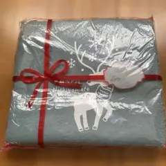 トナカイ柄 ユースフルラージブランケット 110×80cm