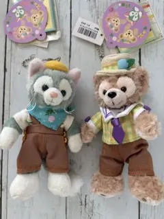 ダッフィー ジェラトーニ ぬいぐるみバッチ　ディズニー