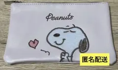 ★新品未使用☆ SNOOPY スヌーピー レザー調ポーチ