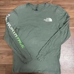 ④ THE NORTH FACE 長袖Tシャツ Sサイズ オリーブグリーン