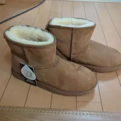 EVERAU ブラウン ムートンブーツ