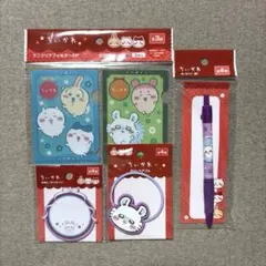 ちいかわ　キャンドゥ　モモンガ　グッズ4個セット　新品　ヘアゴム　ボールペン