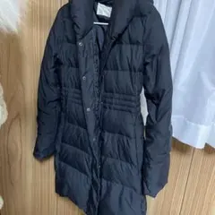 ブラックロングダウンジャケット
