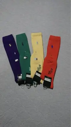 【新品・未使用】ラルフローレン　ハイソックス4点