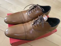 REGAL 牛革 メンズ　ビジネスシューズ　ストレートチップ　極美品　25cm