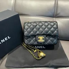 ブラック キルティング ショルダーバッグ