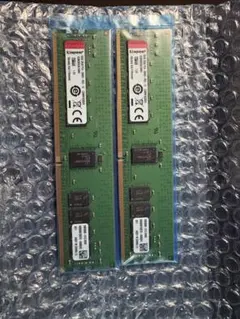 Kingston 16GB 2Rx8 PC4-2400T DDR4 メモリ2枚組 - メルカリ
