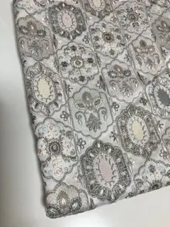 人気⭐️ インド刺繍生地　G
