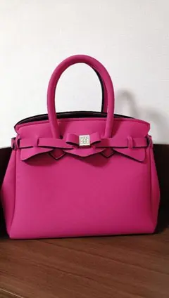 SAVE MY BAG Miss Bag ピンク トートバッグ イタリア製のサムネイル