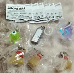 ガチャ　モンスターズインク　めじるしアクセサリー　6個セット