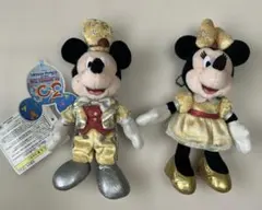 ディズニーランド30周年　ミッキーマウス　ミニーマウス　ぬいぐるみバッジ
