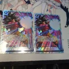 ゴッドかめはめ波　パラレル　プロモ　C⭐︎ 4枚セット　フュージョンワールド ゴッドかめはめ波 パラレル プロモ C⭐︎ 4枚セット フュージョン