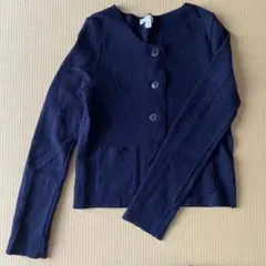 HUMAN WOMAN ネイビー カーディガン　古着