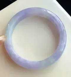 仮出品】アイスラベンダー翡翠のバングル2点 - メルカリ