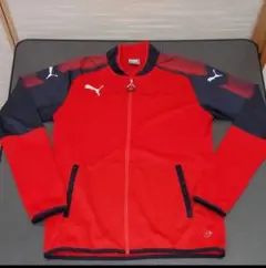 PUMA プーマ ジャージ トラックジャケット レッド ネイビー　S