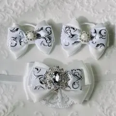 【S17】ぬい服 リボン いつぬい あんスタ 白 ホワイト