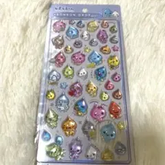 ［正規品］しずくの森のなかまたち　大　ボンボンドロップシールしずくちゃんカラフル