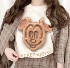 ミッキーマウス　ディズニー ワッフルカンパニー Tシャツ　Mサイズ