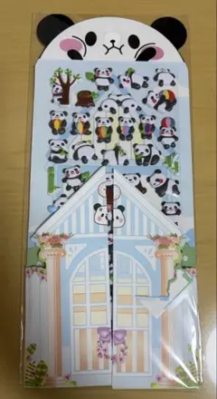 (新品) パンダ 立体シール