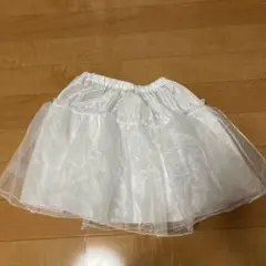 ホワイト パニエ 42cm キッズ　キャサリンけコテージ